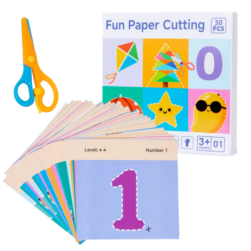 Wonder Cut Safe Scissors & Paper Cutting Activity Set