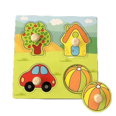 Early Learning Wooden Matching Puzzle Set