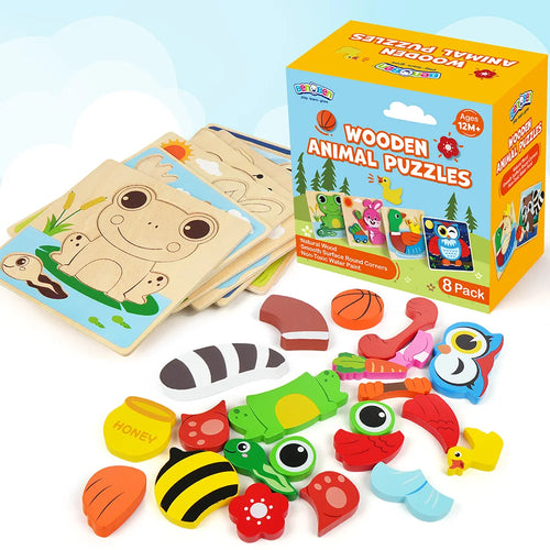 Animal Friends Wooden Puzzle Pack