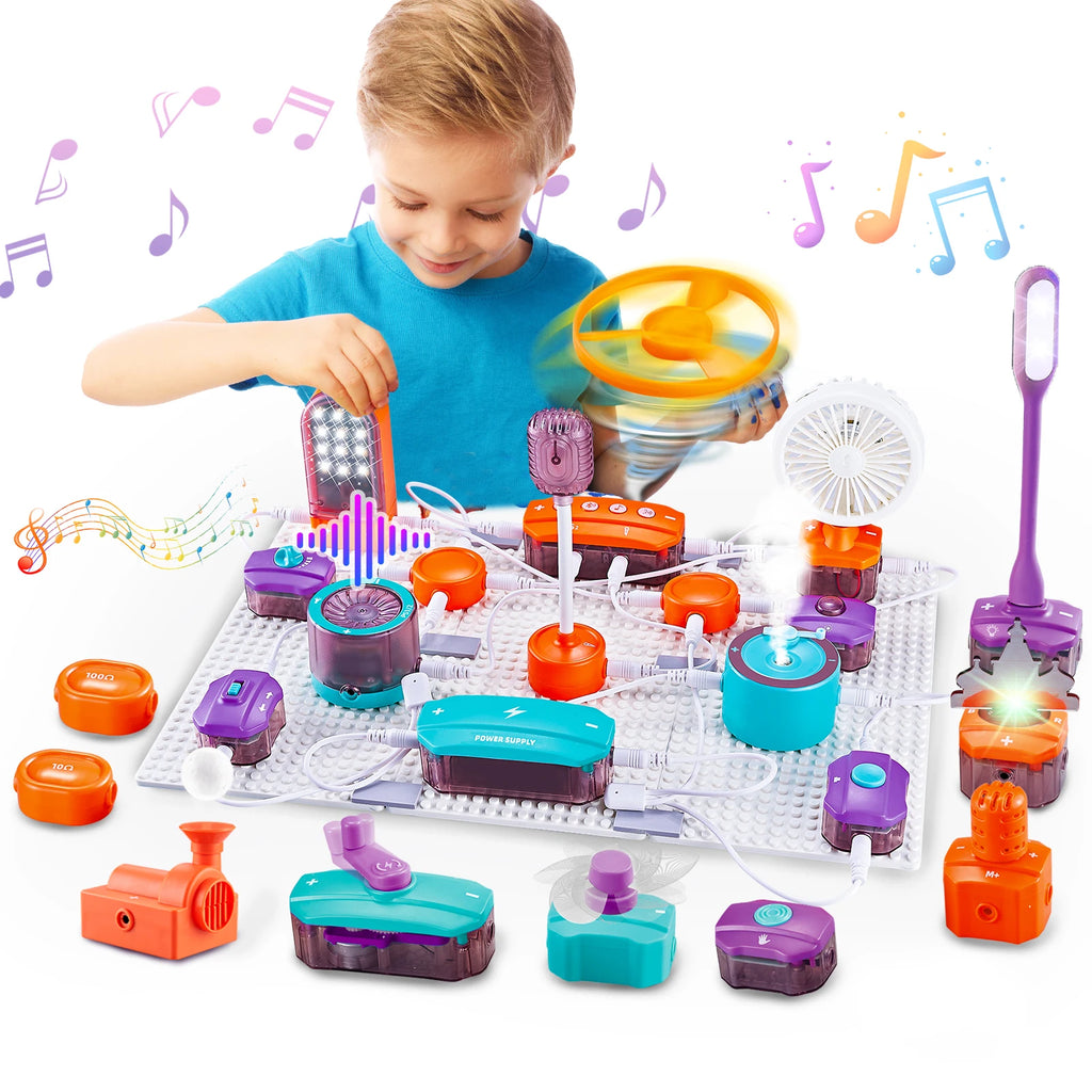 Little Engineers 53pc DIY Electronics Circuit Science Kit