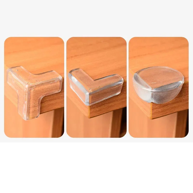 Safe Edges Transparent Silicone Corner Protection Guard Pack