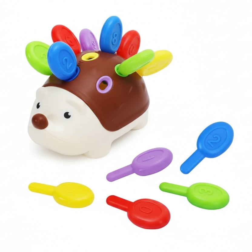 Sensory Hedgehog Fine Motor Toy | Montessori Learning Toy
