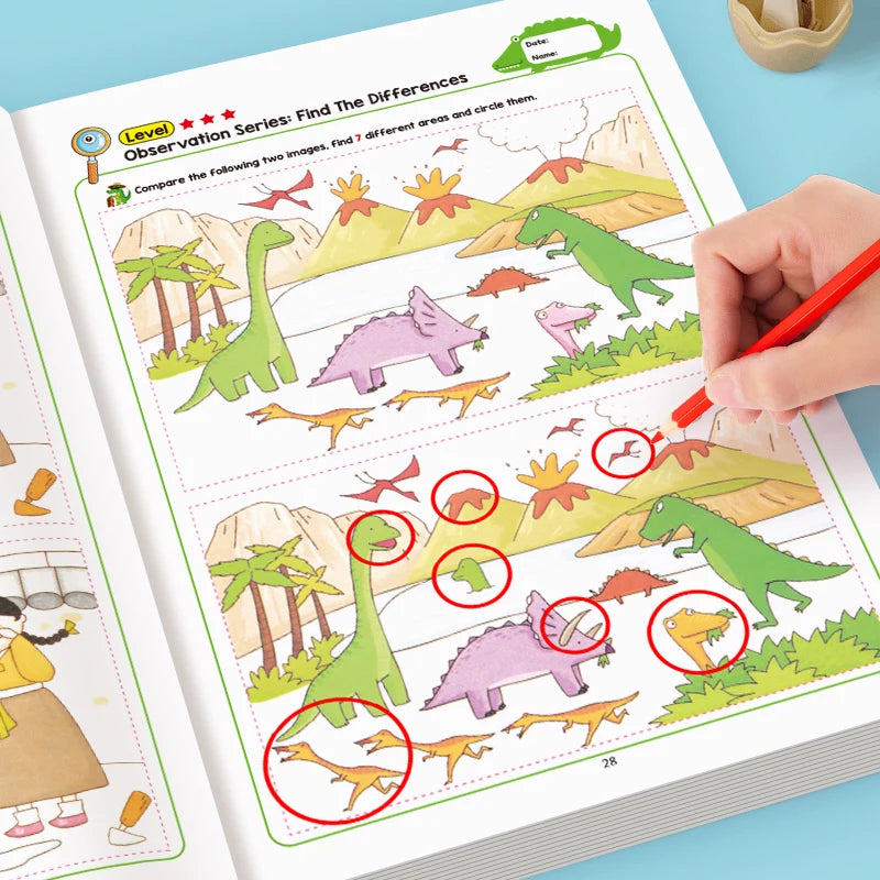 Little Detective Hidden Difference Attention Training Activity Book