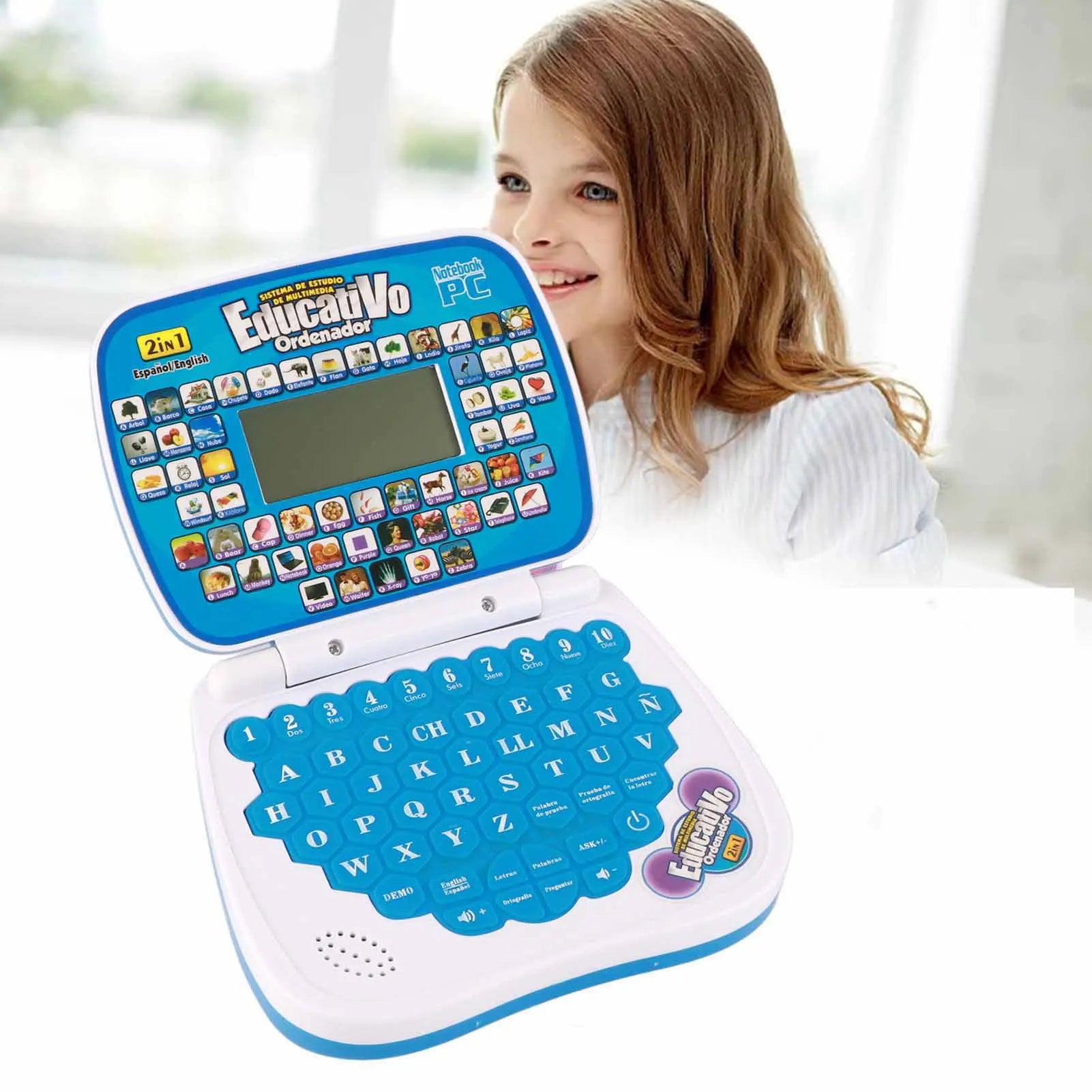 Bilingual Kids Learning Laptop