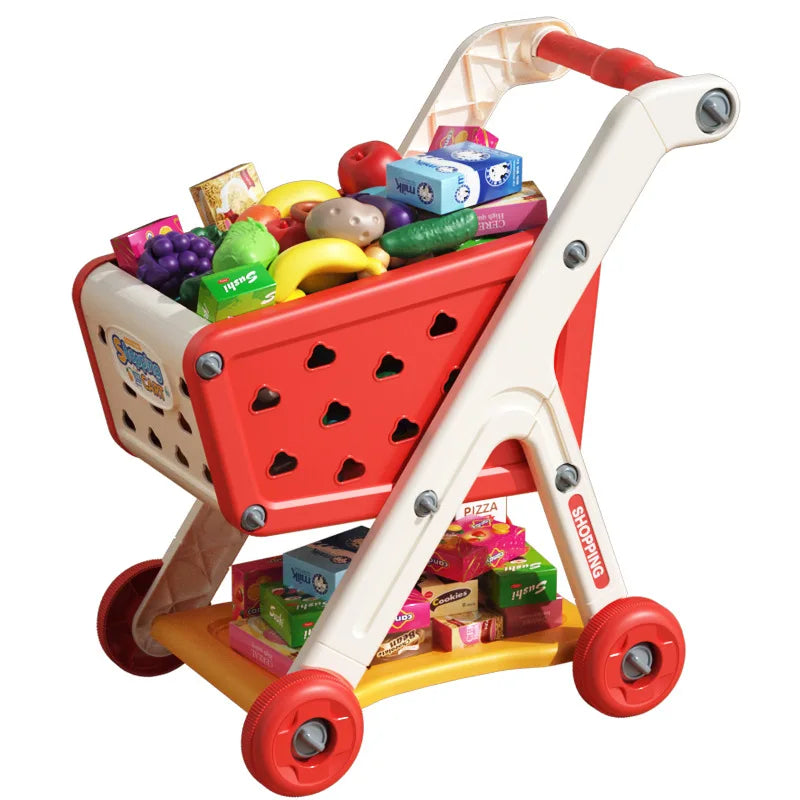 Little Shopper Supermarket Shopping Cart Play Set