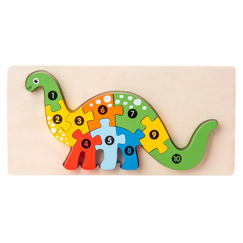 Little Explorer 3D Wooden Jigsaw Puzzle