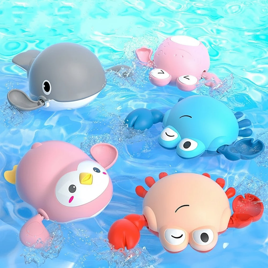 Wind Up Animal Water Play Swimming Toy