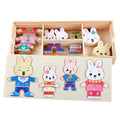 Wooden Little Bear Dressing Puzzle