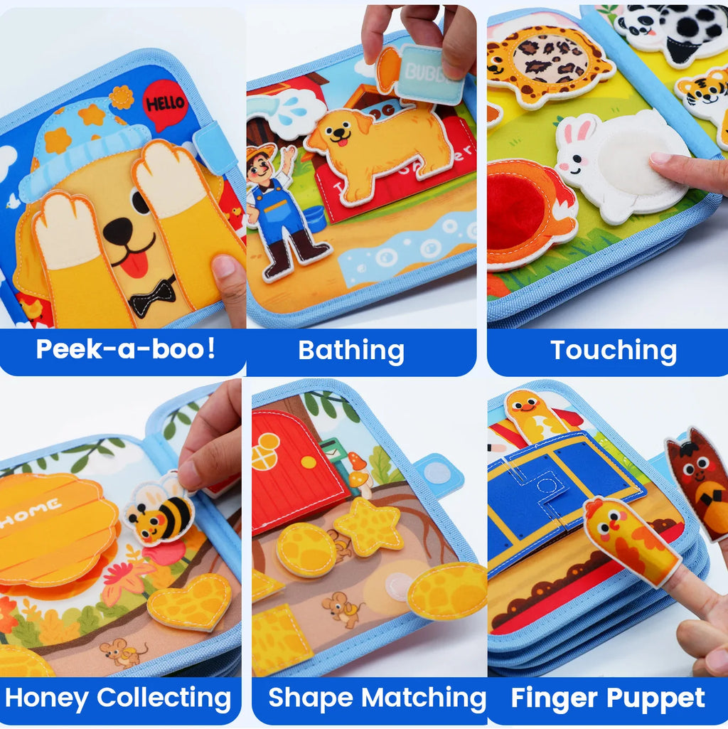 Wonder Farm 3D Felt Busy Board Quiet Book