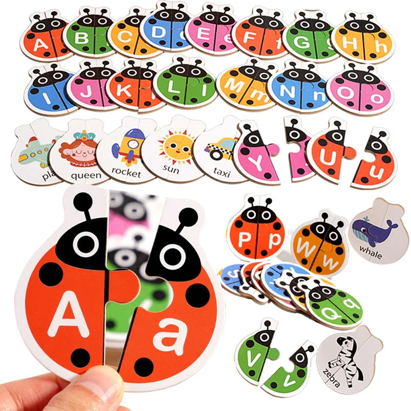 Wonder Match Alphabet Letter Puzzle Learning Set