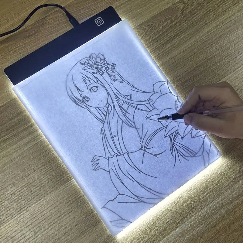 LED Light Up Tracing Drawing Pad