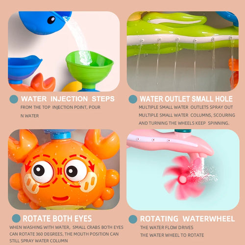 Crab Bath Time Water Play Toy
