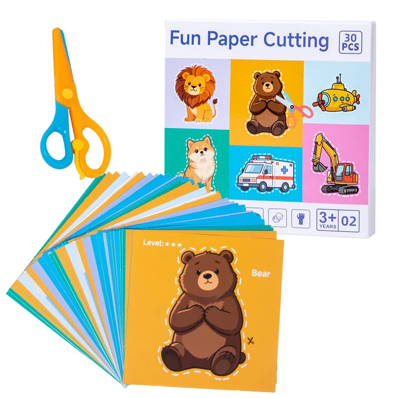 Wonder Cut Safe Scissors & Paper Cutting Activity Set