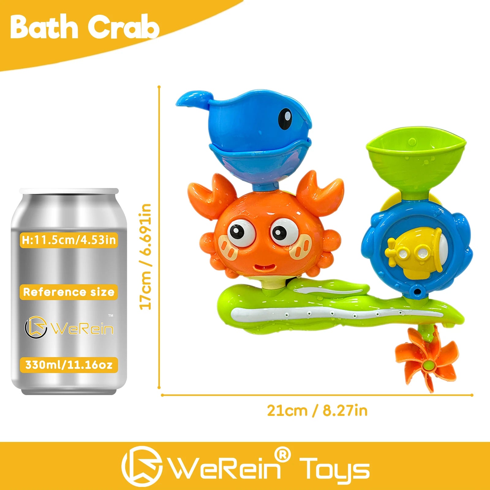 Crab Bath Time Water Play Toy