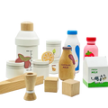 Wooden Milk Drink Pretend Play Kitchen Set