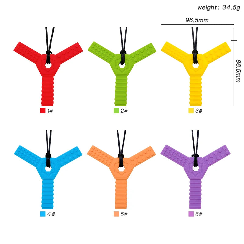 Little Chews Silicone Therapy Chew Necklace