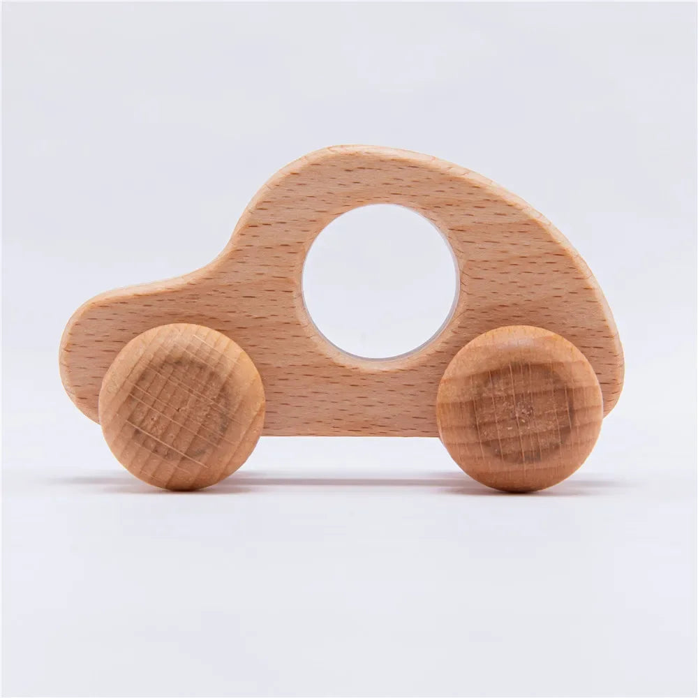 Little Dinos Dinosaur Car Montessori Wooden Pretend Play Toy