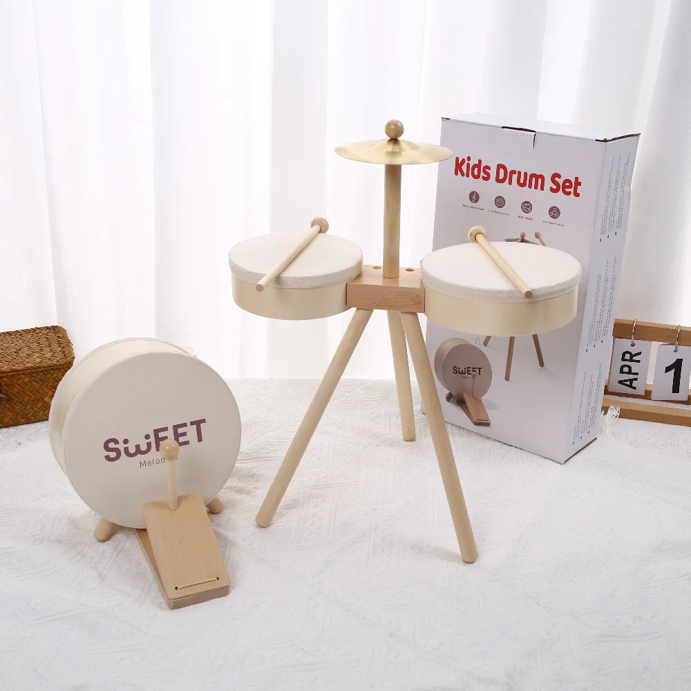 Kids Drum Set Musical Percussion Toy