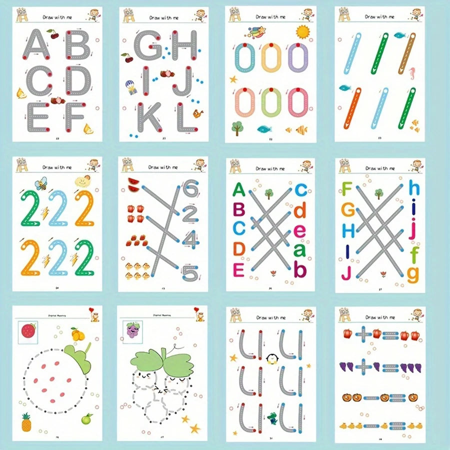 Trace & Erase Magic Reusable Drawing Workbook