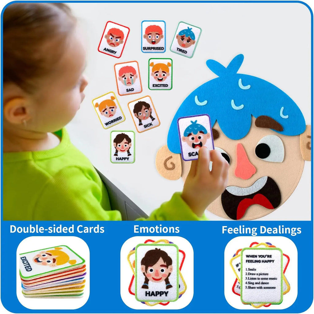 Emotion Card Busy Board Social Learning Set