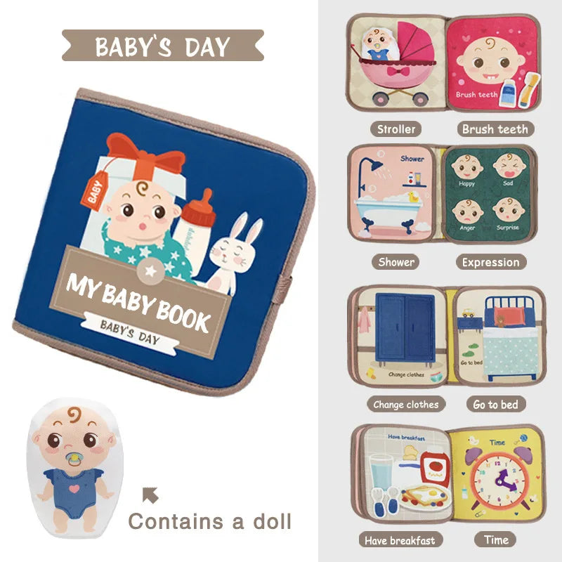 Wonder Pages Montessori Animal Cognitive Busy Book Set
