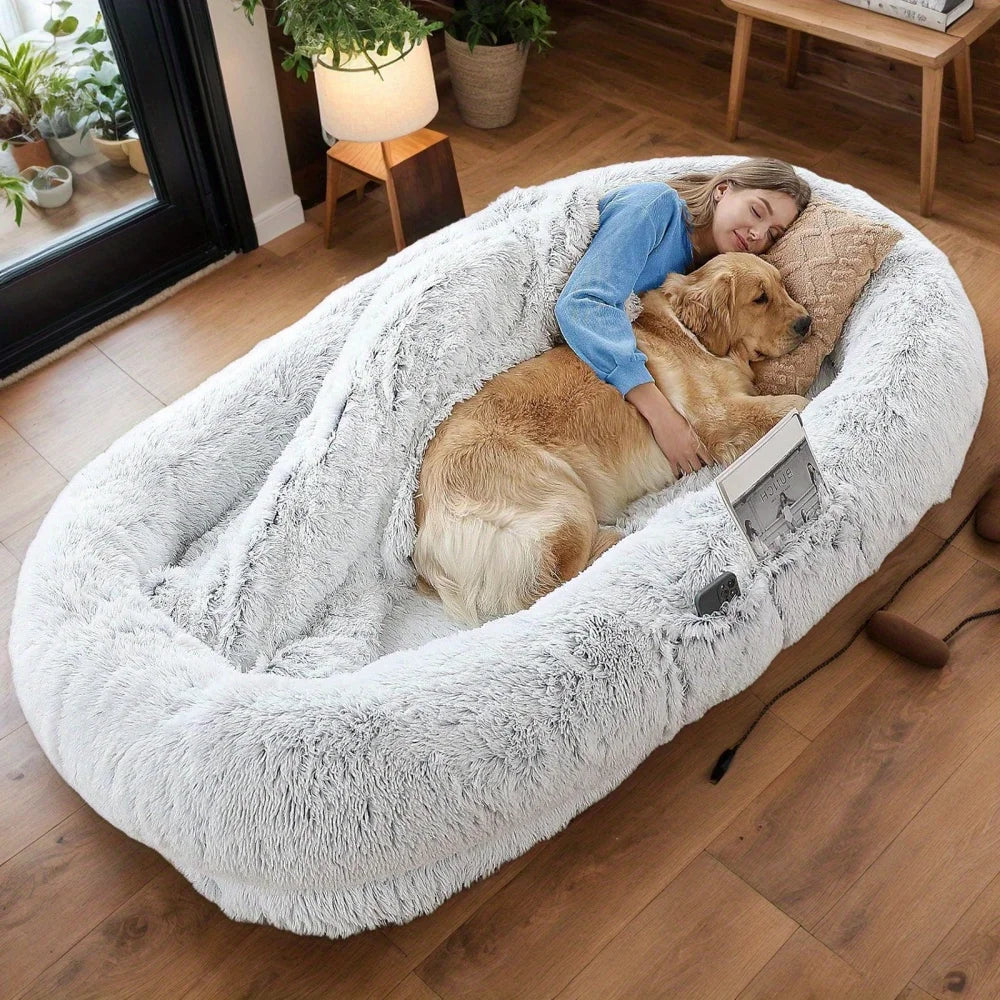 Washable Wonder Faux Fur Oversized Napping Bed