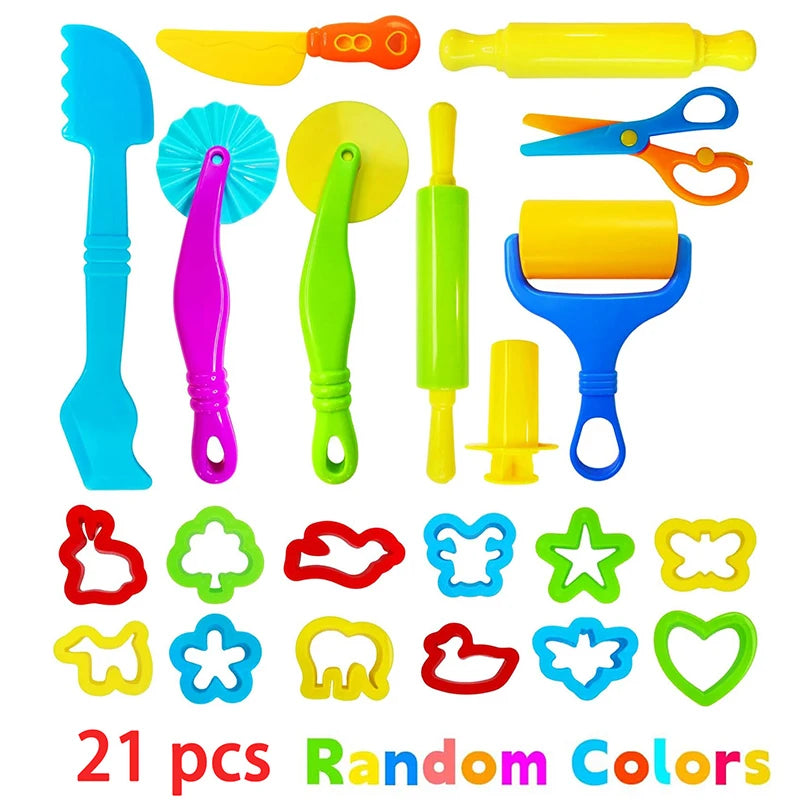 Little Sculptors Basic Clay Dough Modeling Tool Kit Set