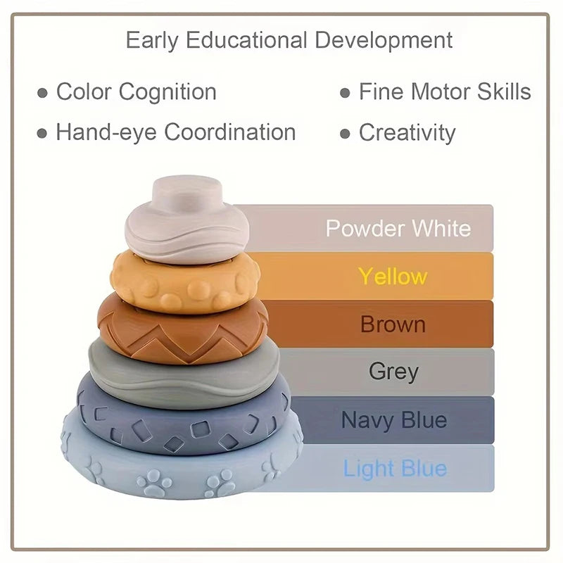 Little Stackers Montessori Fine Motor Tower Set