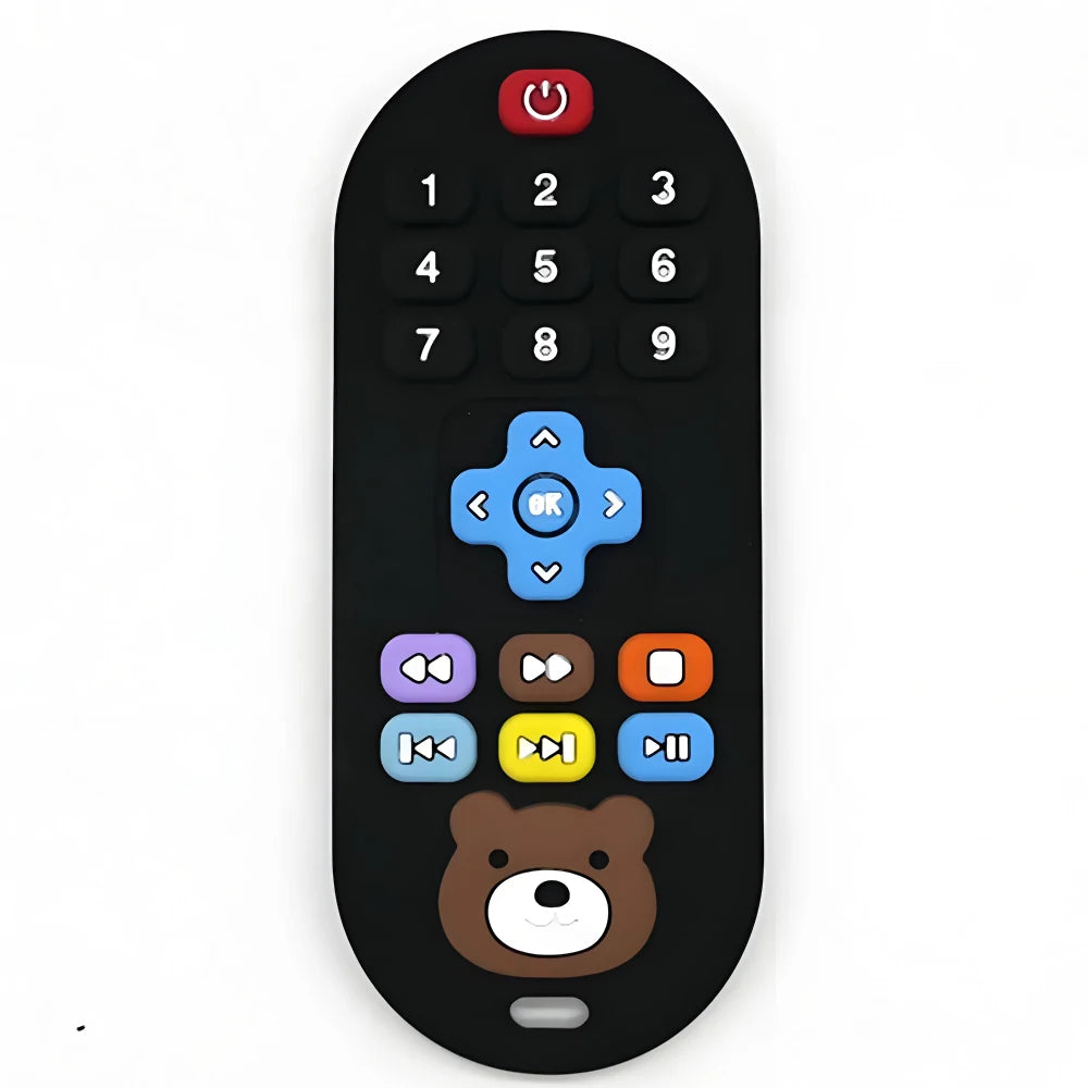 Little Biter Simulation Remote Silicone Teether
