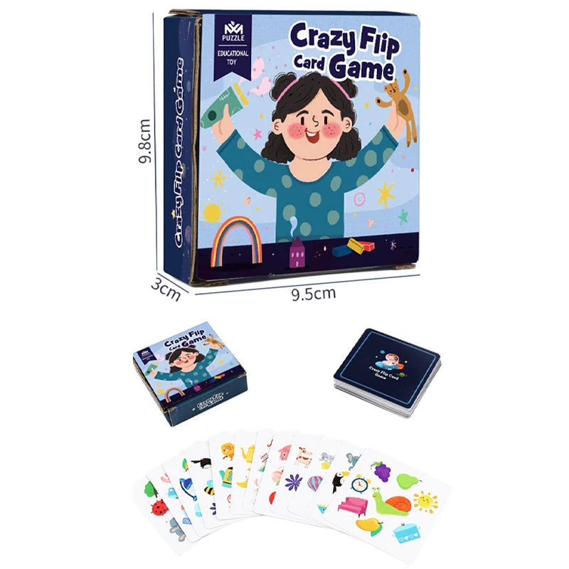 Wonder Match Montessori Card Memory Game Set