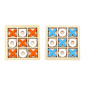 Classic Wooden Tic Tac Toe Board Strategy Game Set