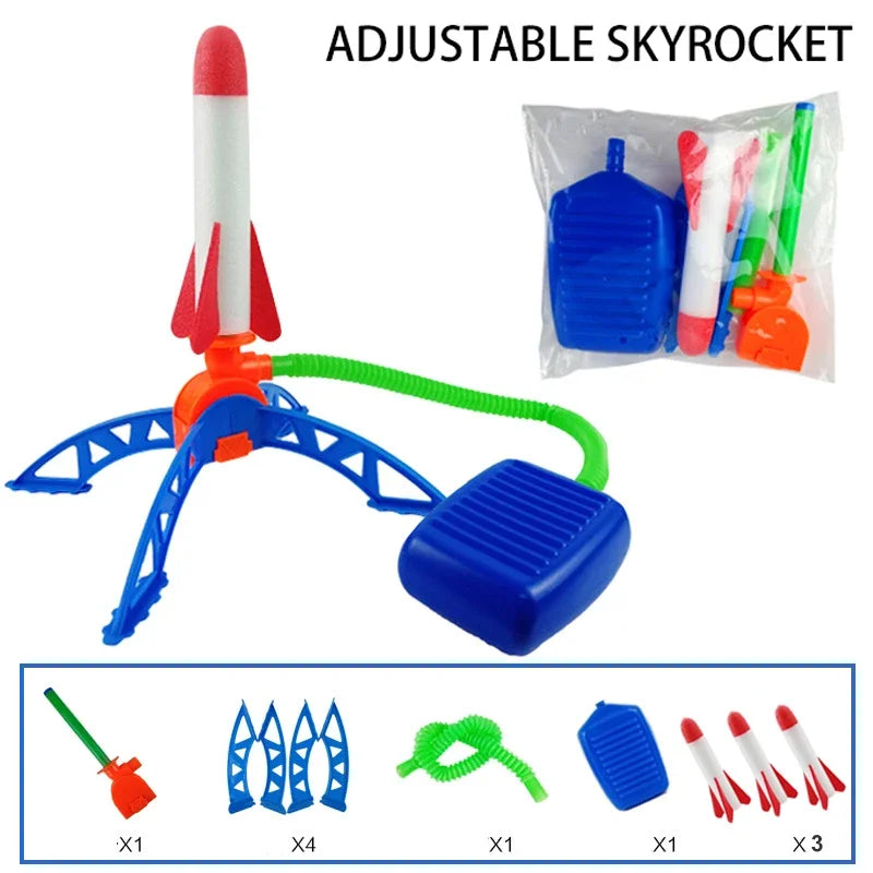 Stomp & Soar Outdoor Air Powered Rocket Launcher Game