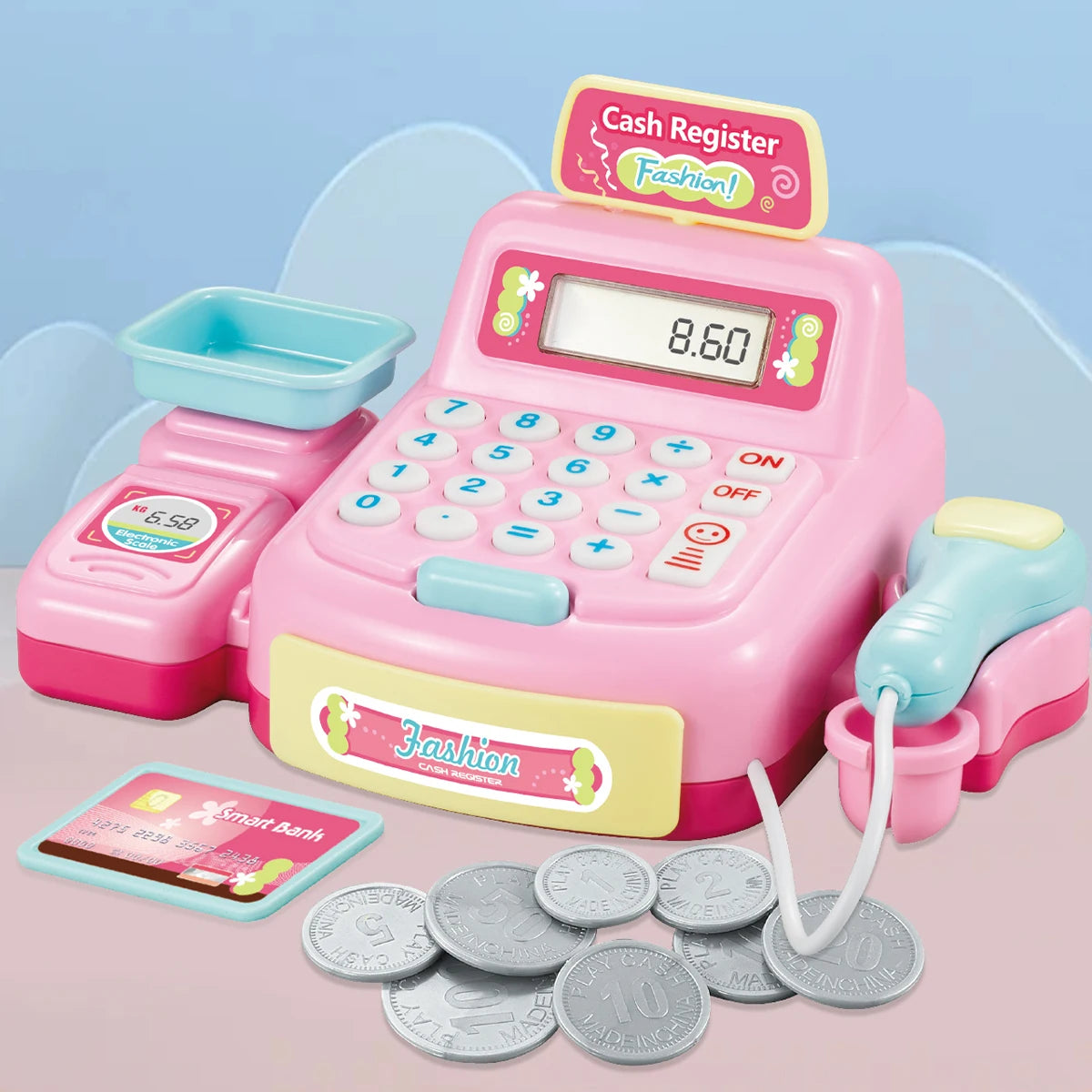 Scan & Pay Supermarket Cash Register Pretend Play Toy