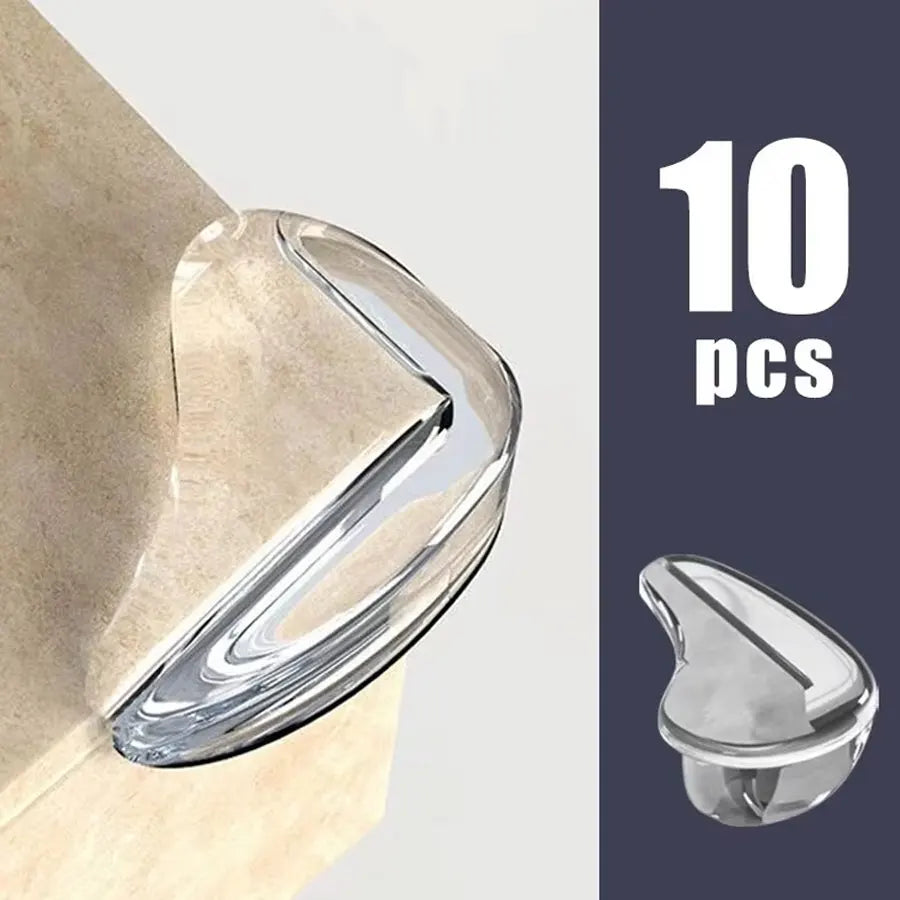 Safe Edges Transparent Silicone Corner Protection Guard Pack