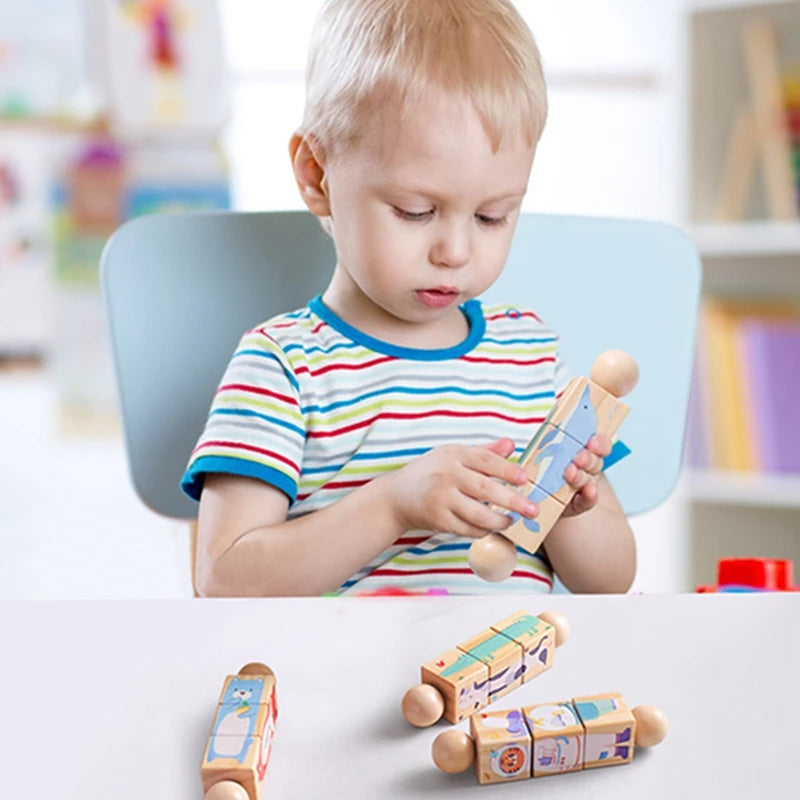 Wooden Rotating Jigsaw Puzzle