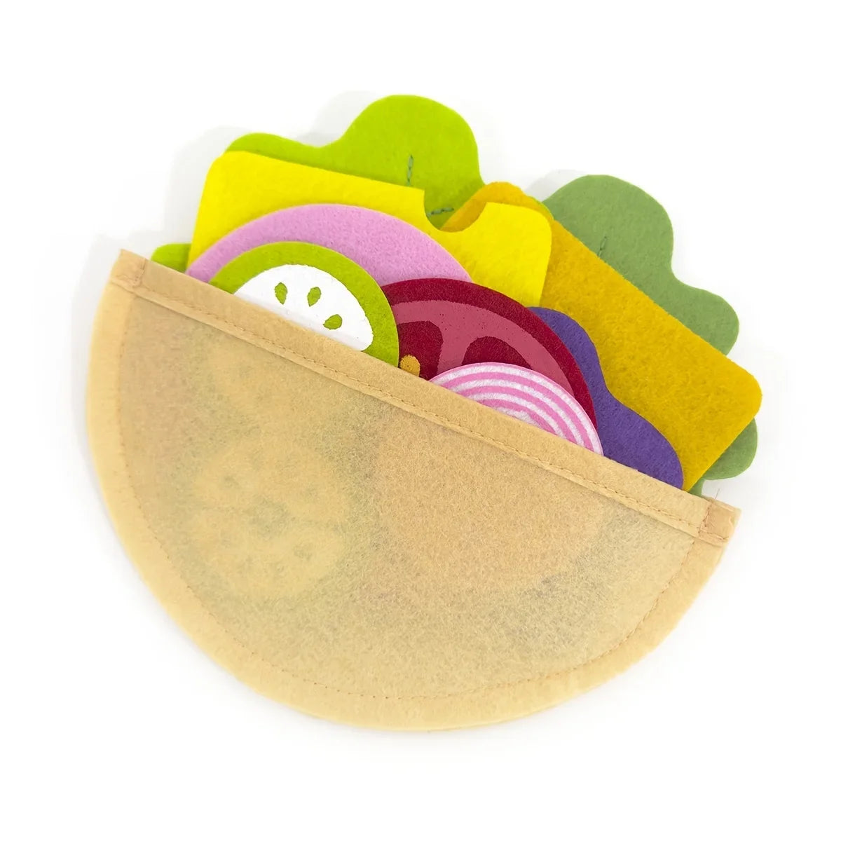 Wonder Bites 28pc Felt Food Burger & Sandwich Play Set