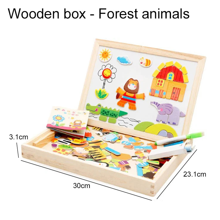 Magnetic Write & Play Animal Board