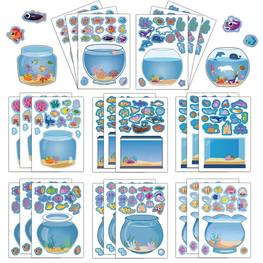 Wonder Tank DIY Fish Tank Puzzle Sticker Set