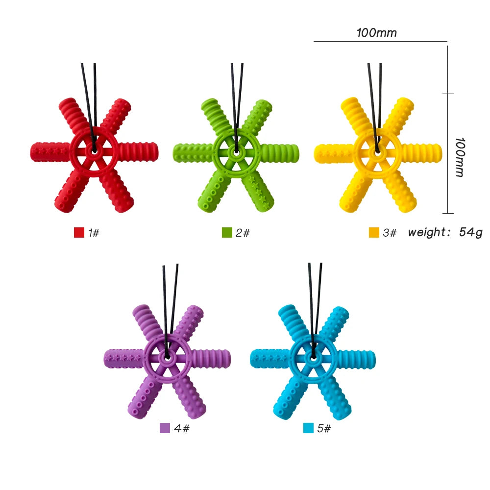 Little Chews Silicone Therapy Chew Necklace