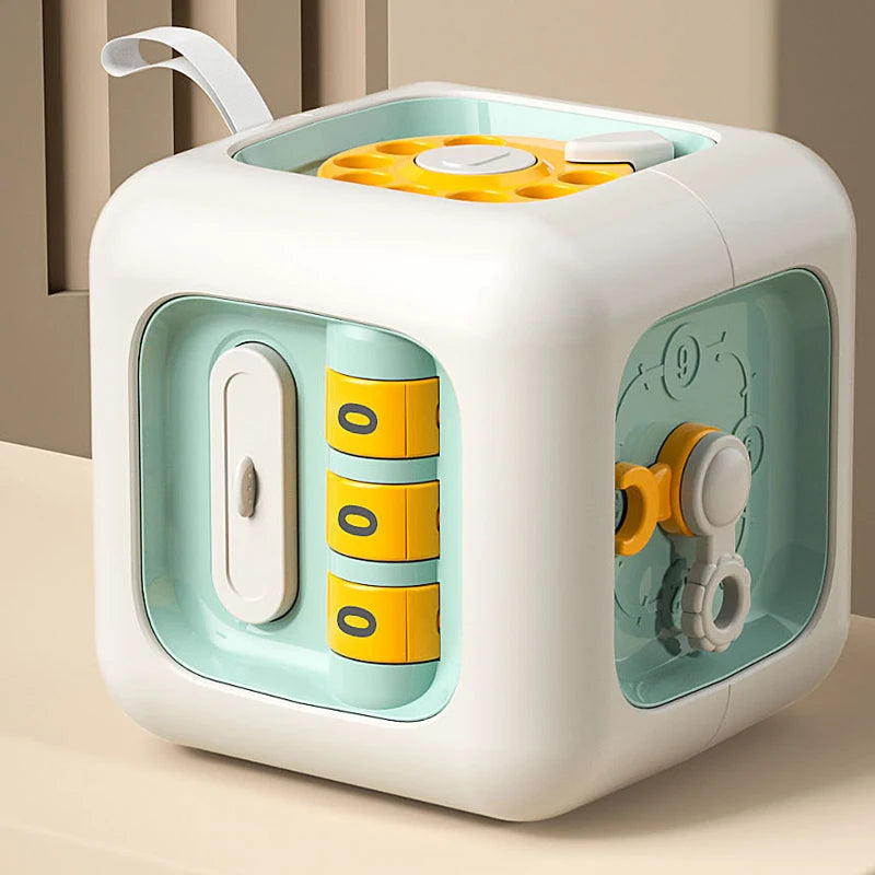 Wonder Cube 6 in 1 Montessori Sensory Cube Fidget Skills Set