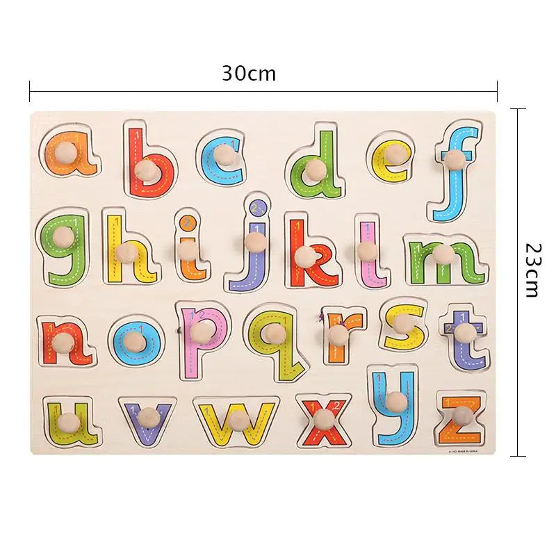 Little Learners Wooden Montessori Puzzle