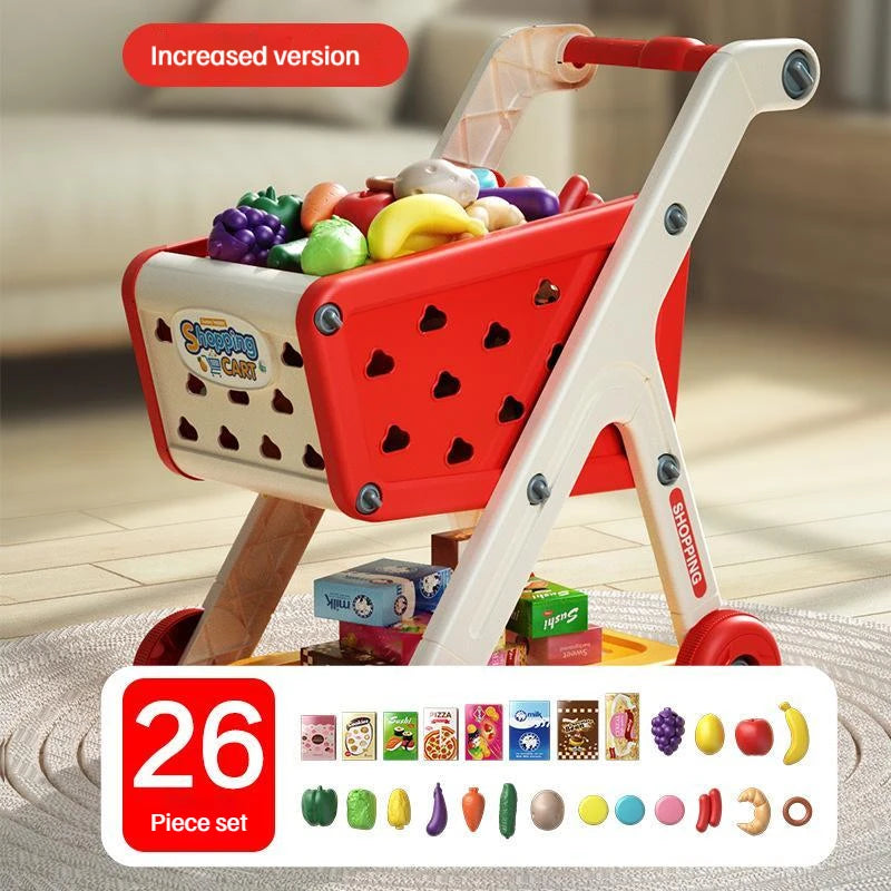 Little Shopper Supermarket Shopping Cart Play Set