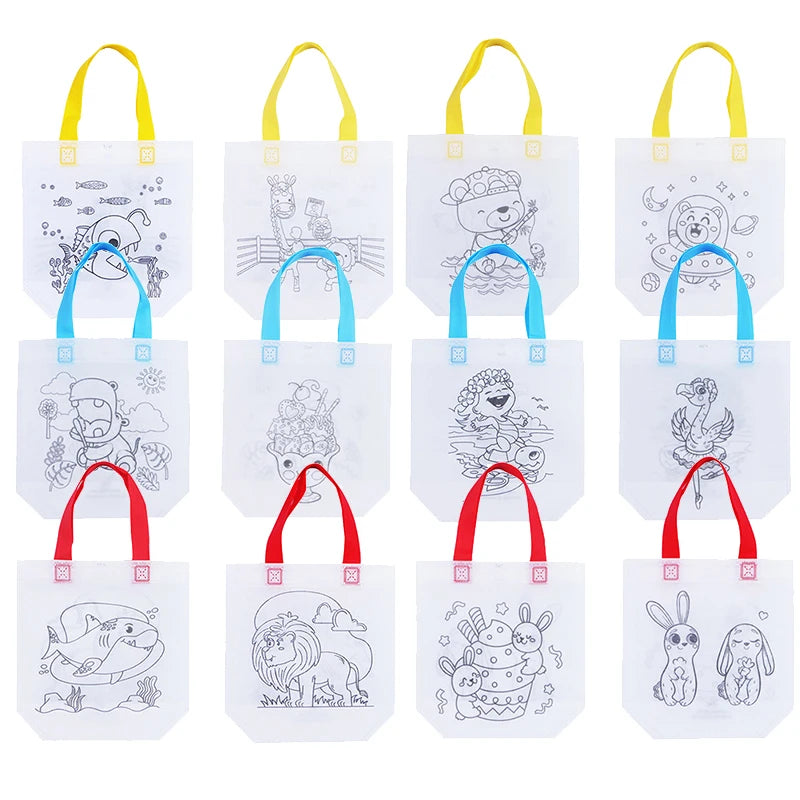 Little Artists DIY Graffiti Coloring Craft Bag
