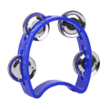 Handheld Tambourine, 4-Bell Rhythm Instrument