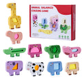 Wooden Animal Acrylic Shape Match Balance Stack Puzzle Set
