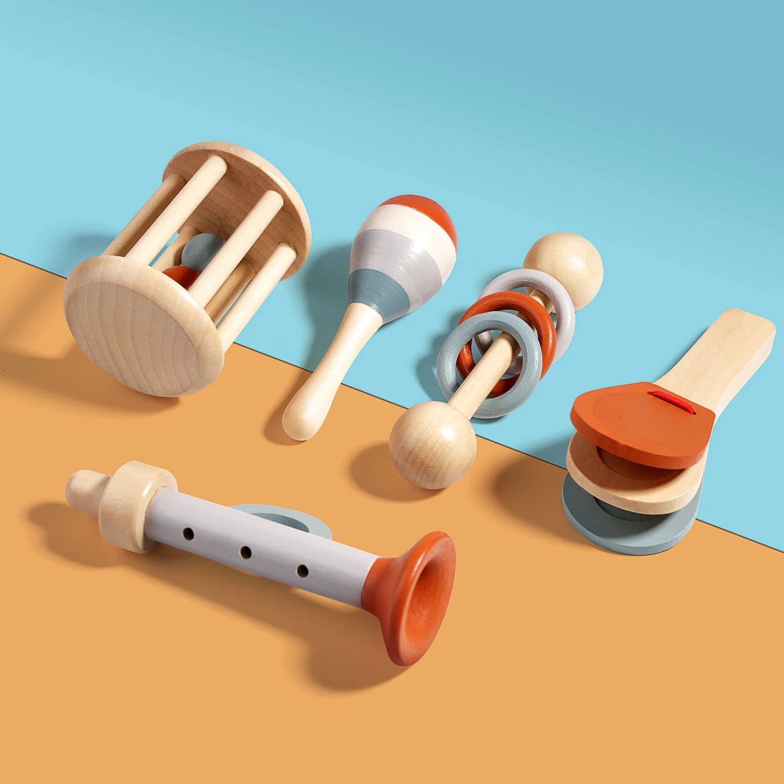 Wonder Sound Wooden Music Noise Maker Toy Set