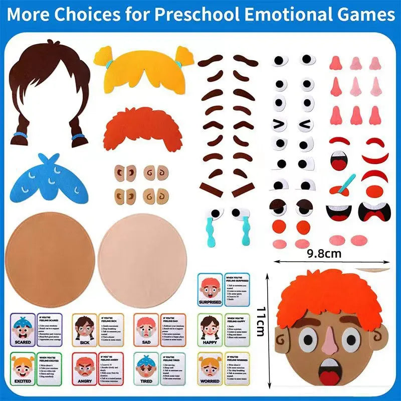 Emotion Card Busy Board Social Learning Set