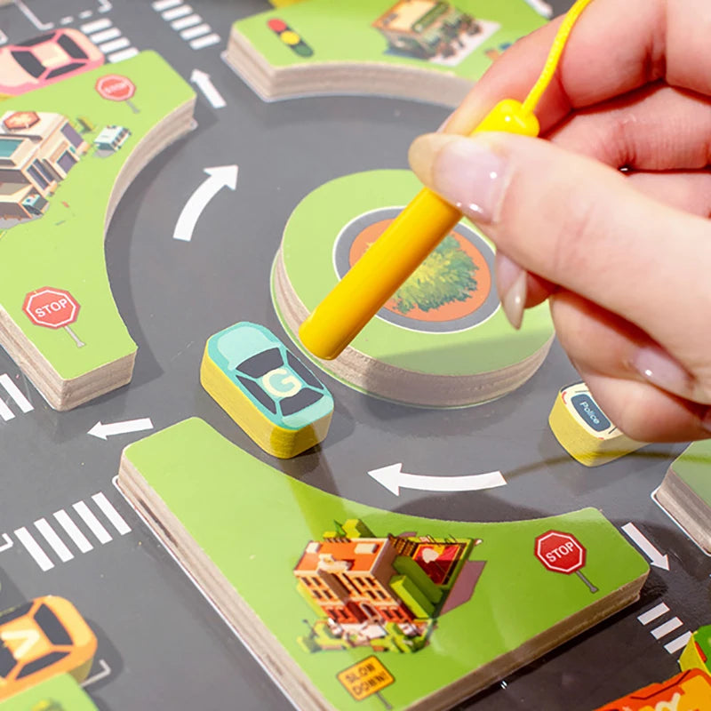 Montessori Magnetic Alphabet Maze Fine Motor Board