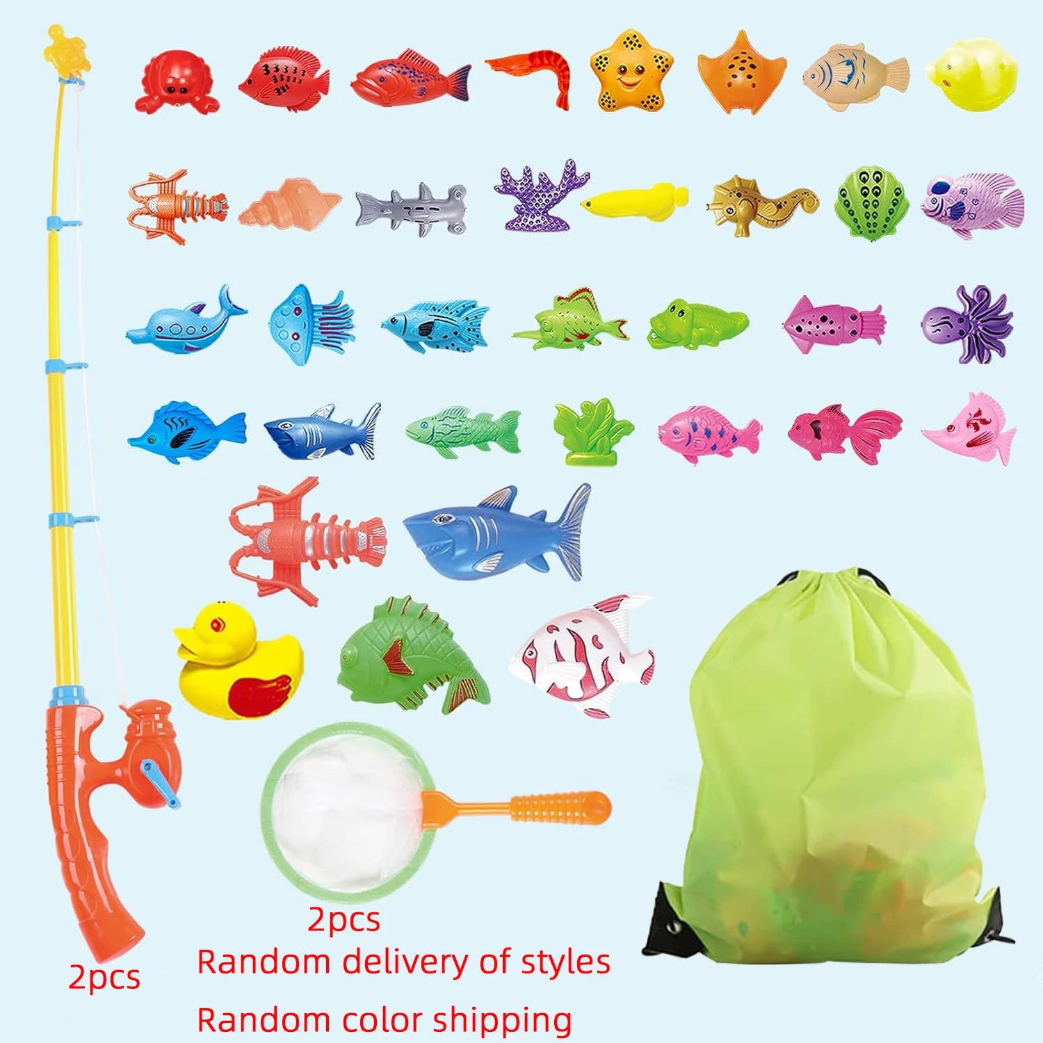 Floating Fish Fine Motor Fishing Toy