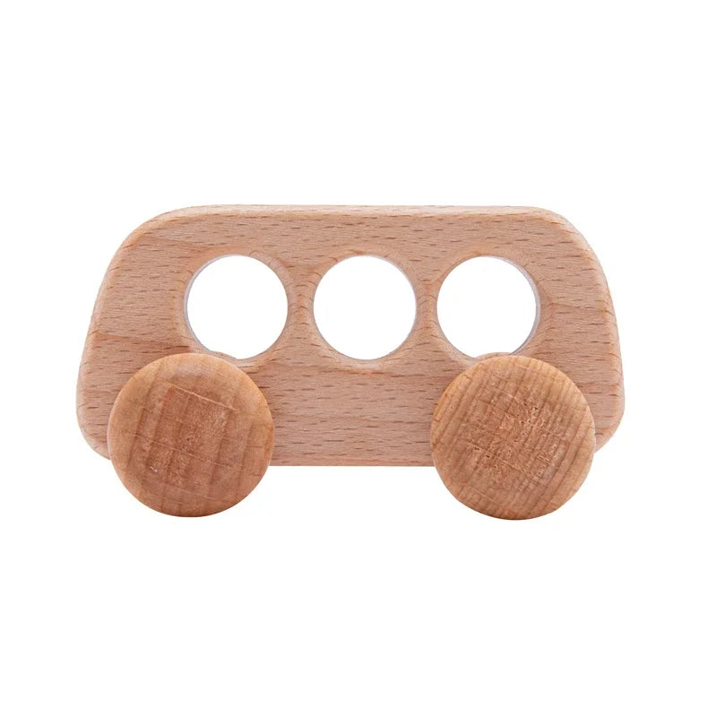 Little Dinos Dinosaur Car Montessori Wooden Pretend Play Toy